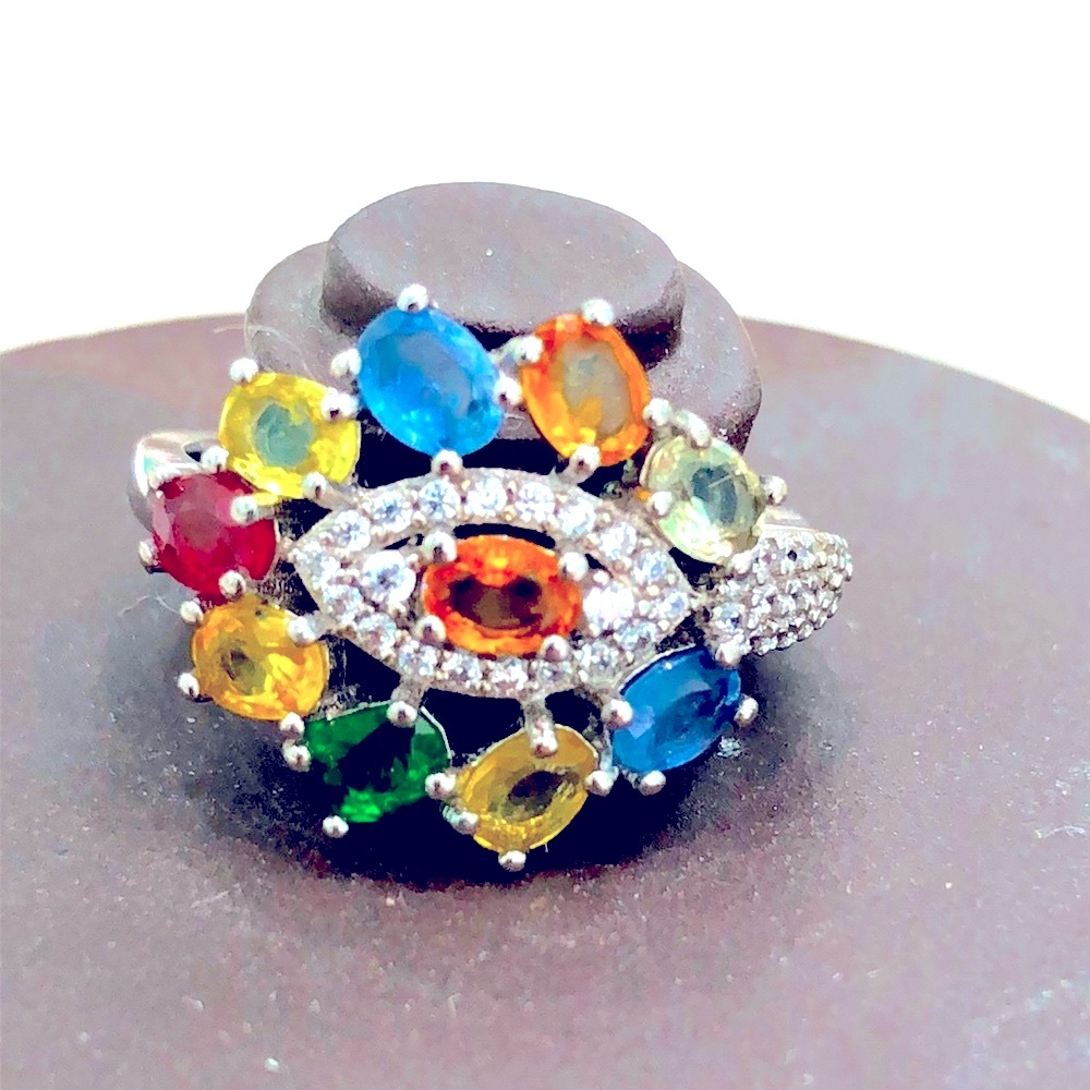 HP🔥Genuine Sapphires 14KGP Ring - Picture 1 of 6